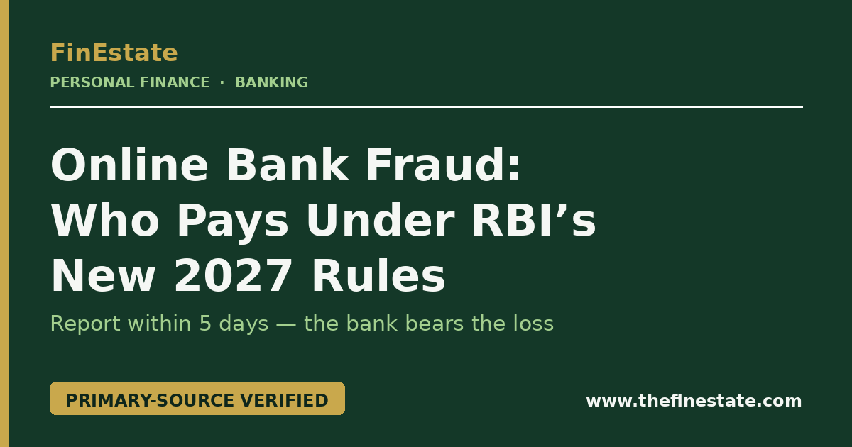 RBI new rules on customer liability for online bank fraud and unauthorised electronic transactions